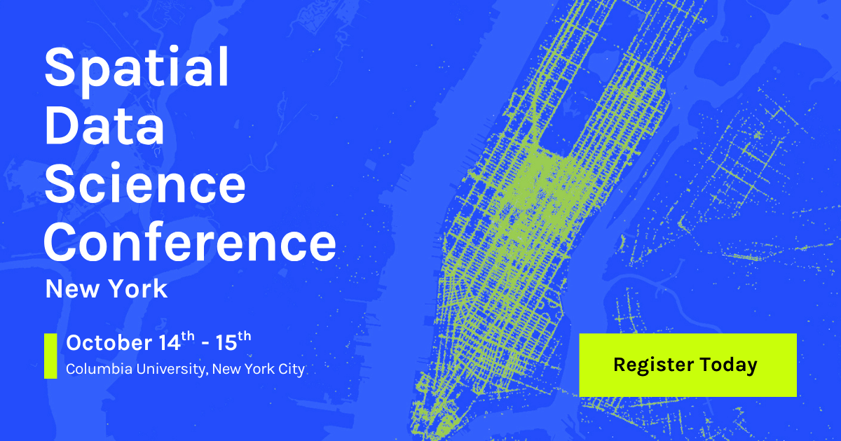 Spatial Data Science Conference 2025 | NYC