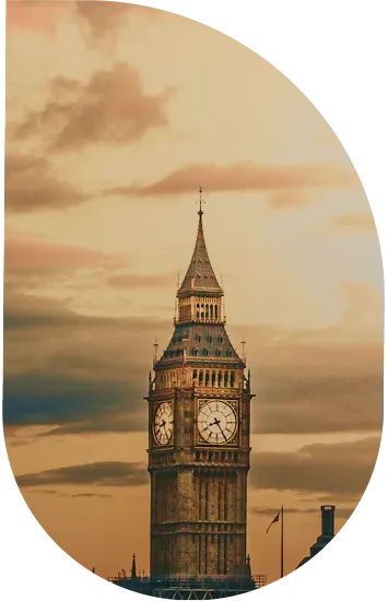 A vector image from Insider's Table depicting a photographic image of London and the Big Ben.