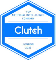 Clutch TOP artificial INTELLIGENCE london 2023 logo