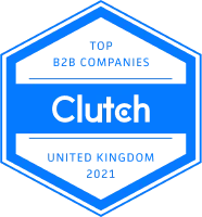 Clutch top b2b companies uk 2021 logo