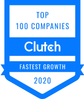 Clutch top 100 companies fastest growth 2020 logo