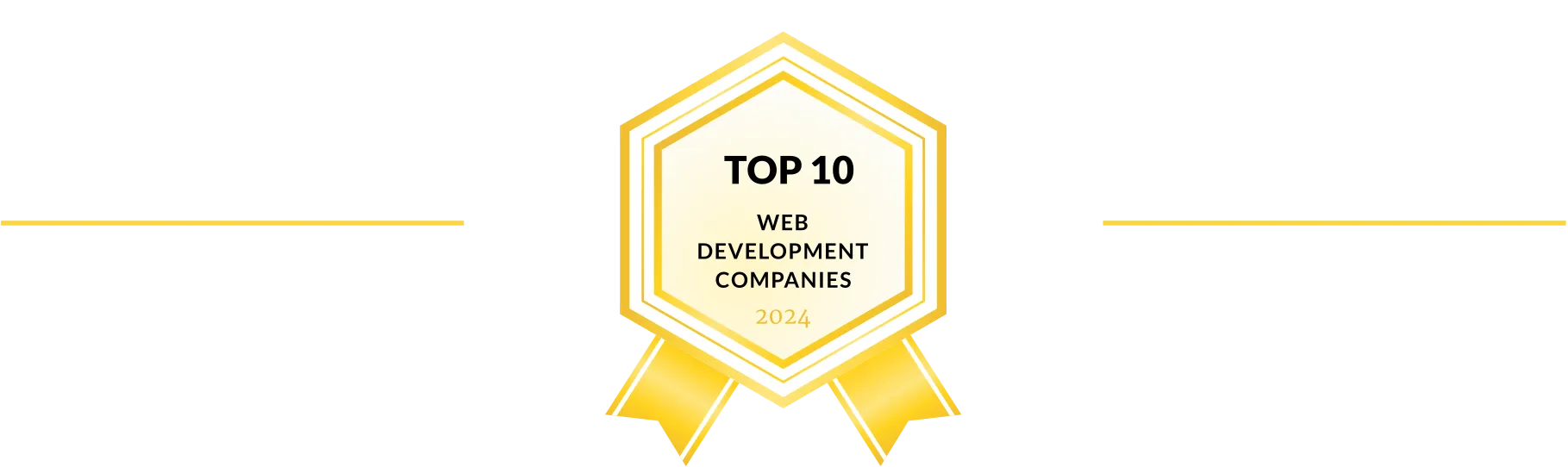 top web development companies badge