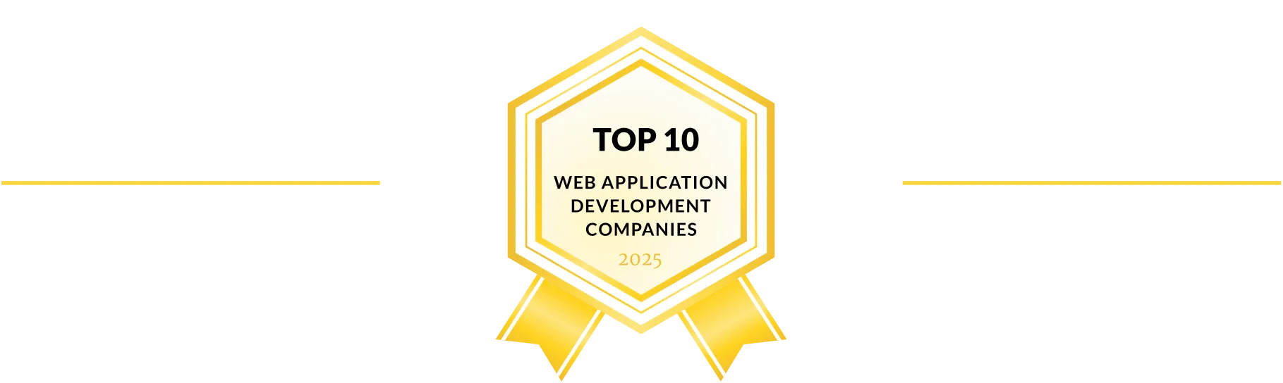 top web application development companies badge