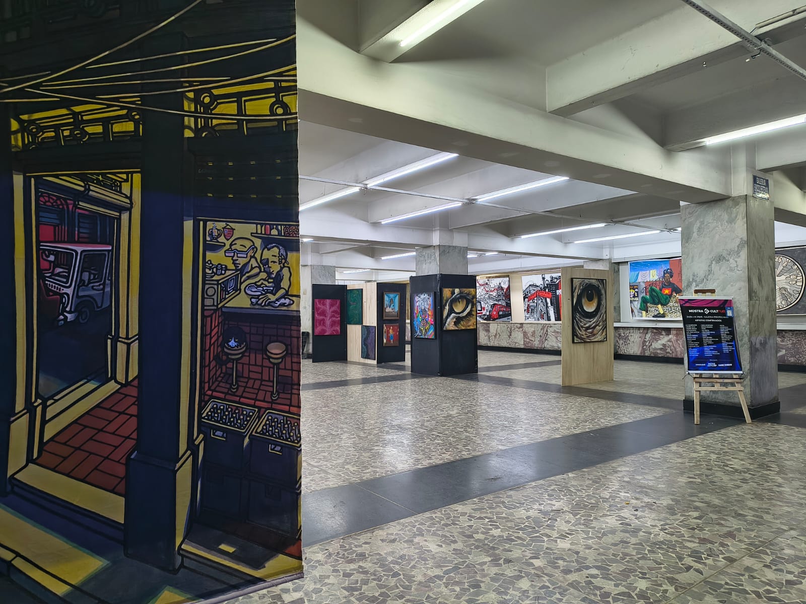 mostra cultrua na Galeria Prestes Mais