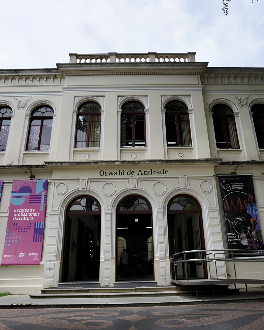 Fachada da Biblioteca Mário de Andrade, local que recebe parte do curso do programa CULTSP PRO 