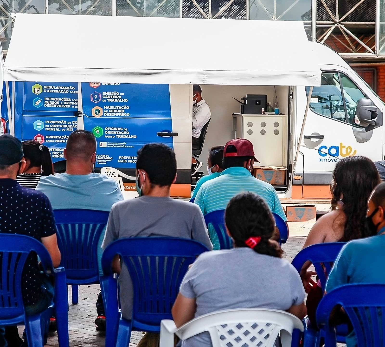 Serviço de CATE Móvel na cidade de São Paulo