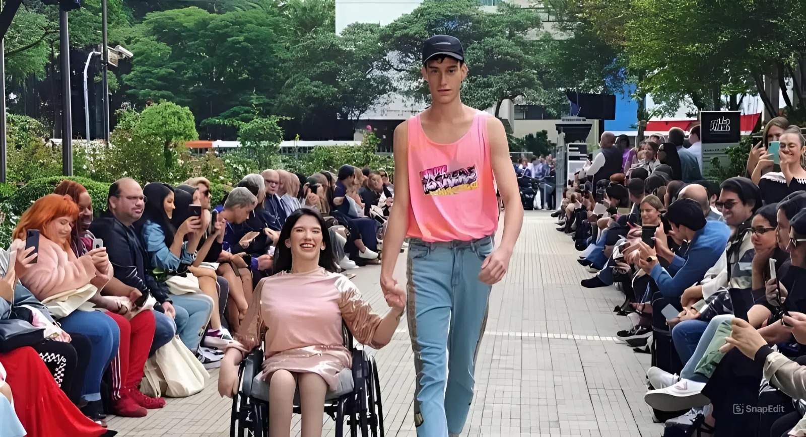 Desfile inclusivo realizado na Pinacoteca de São Paulo 