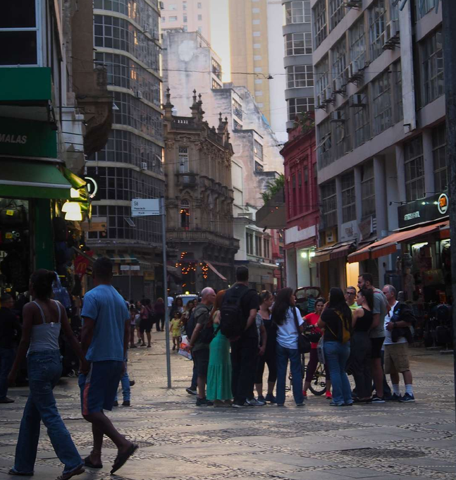 Imagem de excursão pelo centro de São Paulo na Jornada do Patrimônio em 2024.