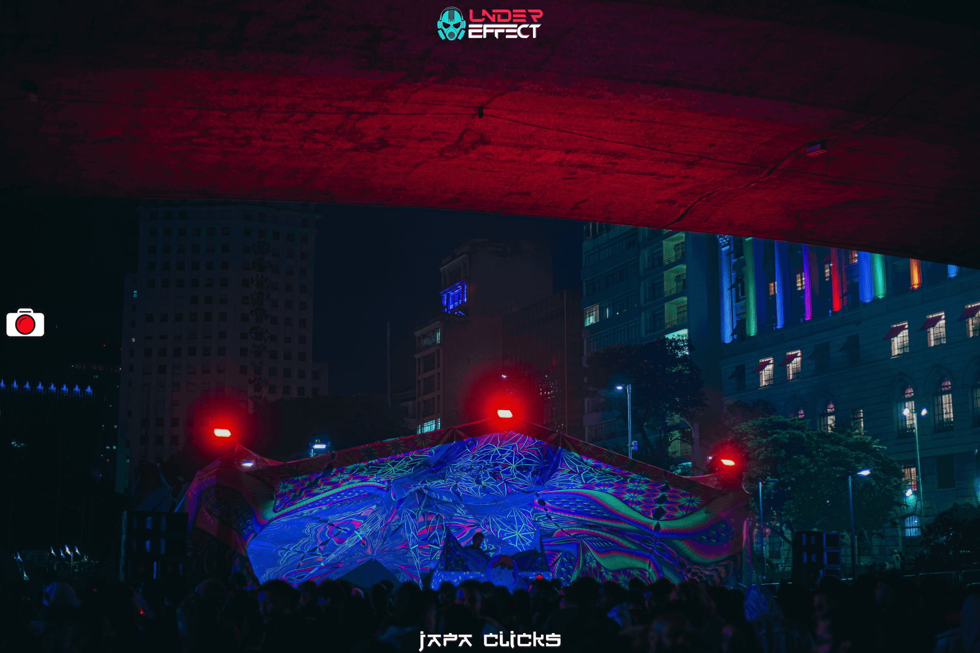 Show do Under Effect no Vale do Anhangabaú 