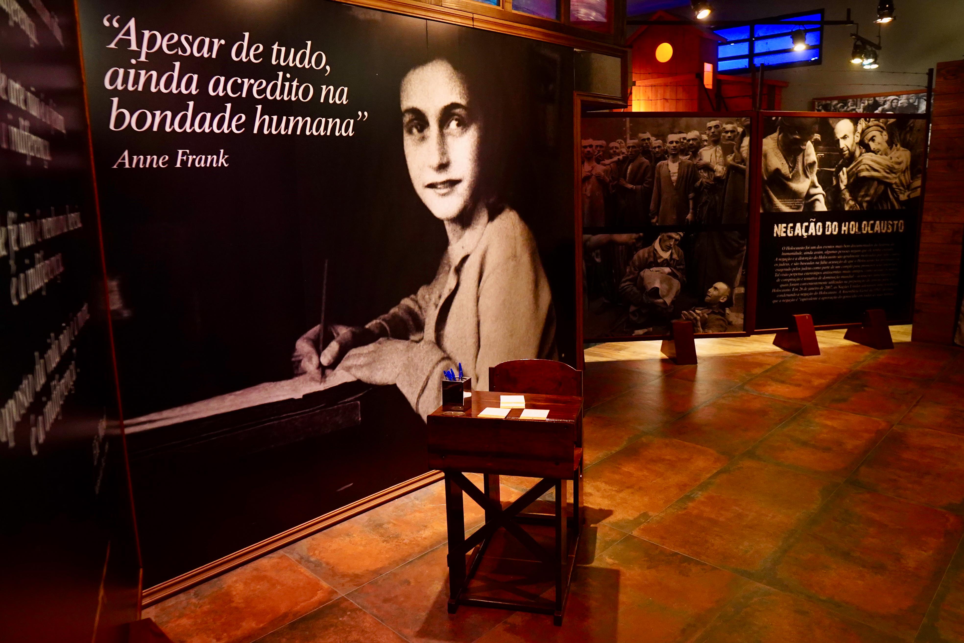 Exposição no Memorial da Imigração Judaica e do Holocausto