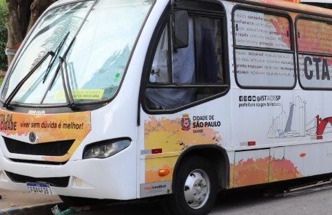 Ônibus CTA presente no Largo do Arouche 
