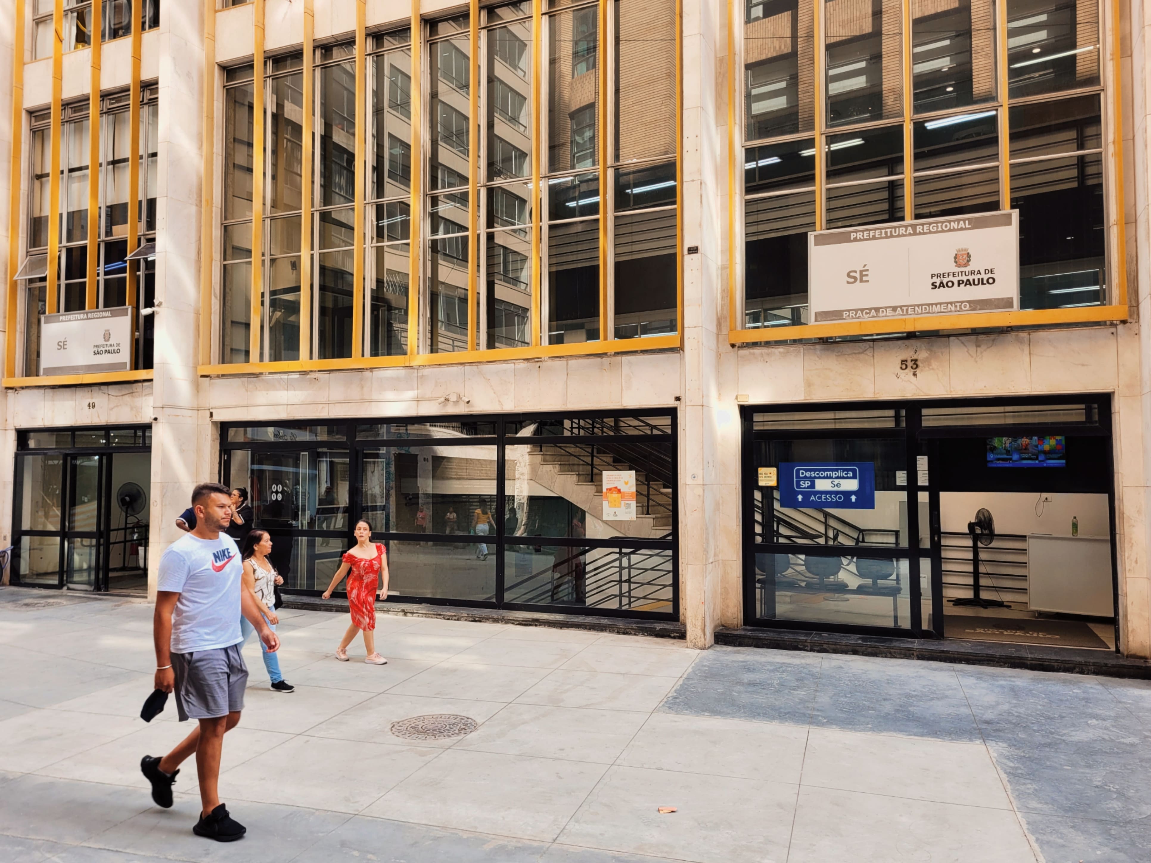 Fachada da Subprefeitura da Sé