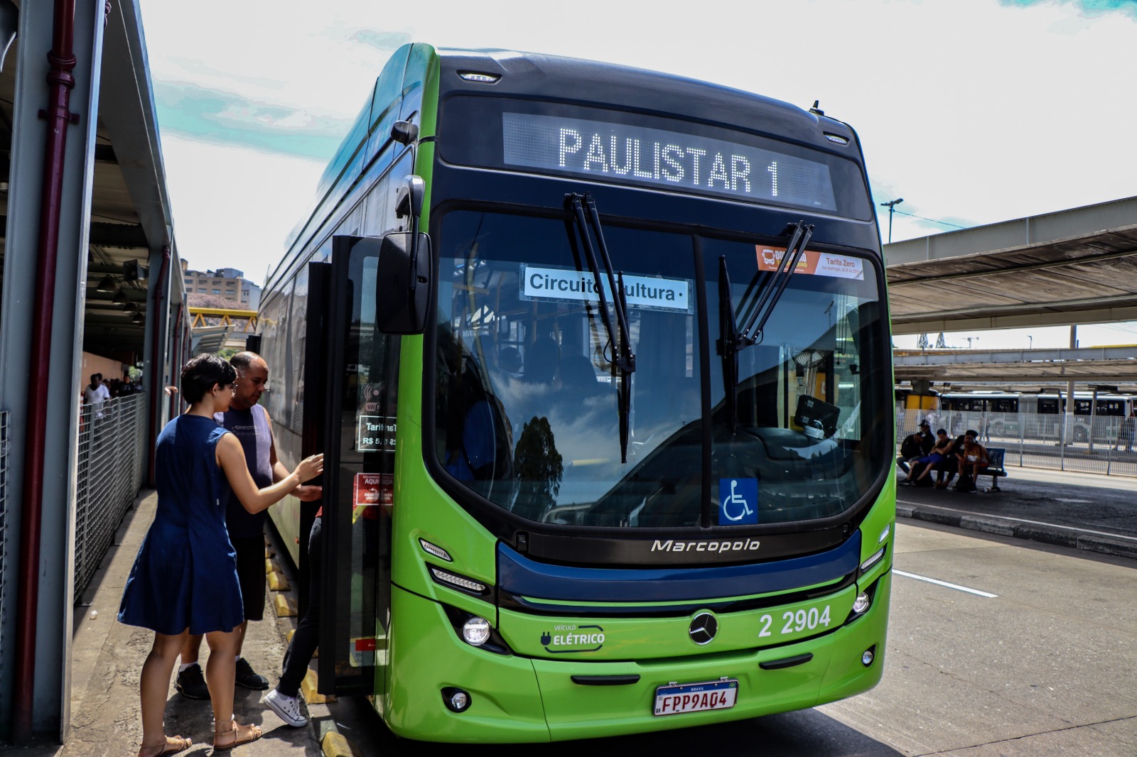 Ônibus da Linha Paulistar 1