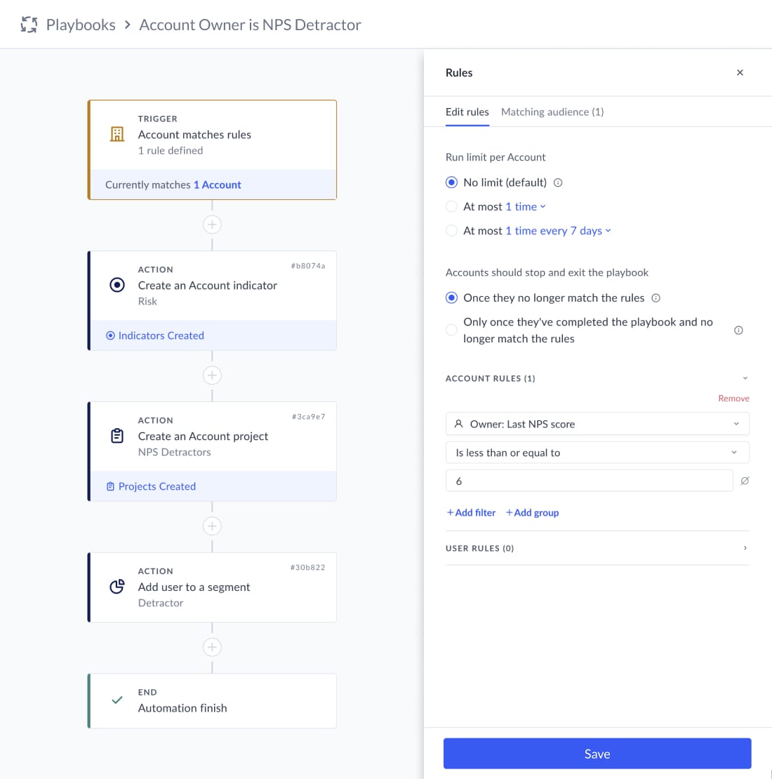 Trigger Action from Health Changes
