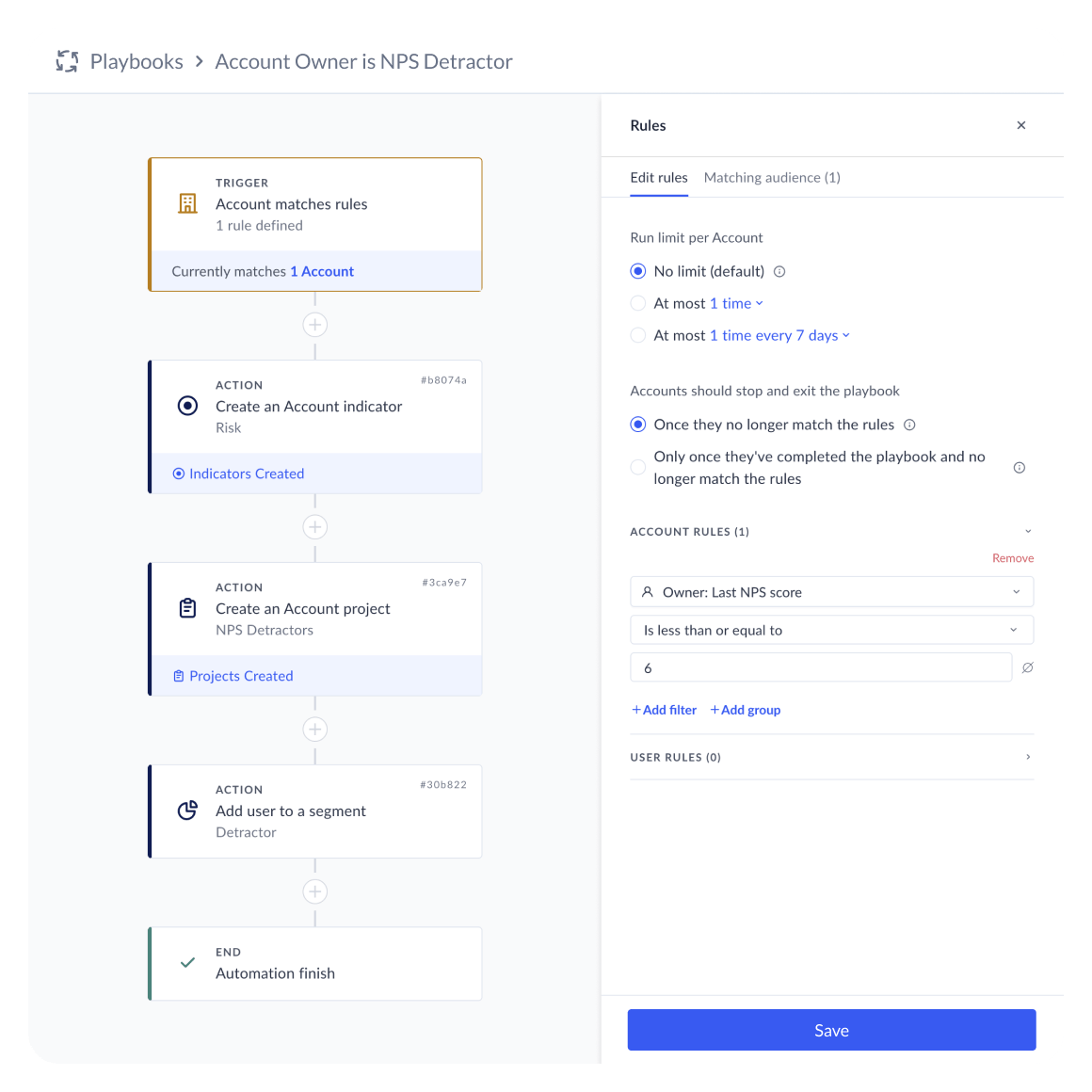 Trigger Action from Health Changes