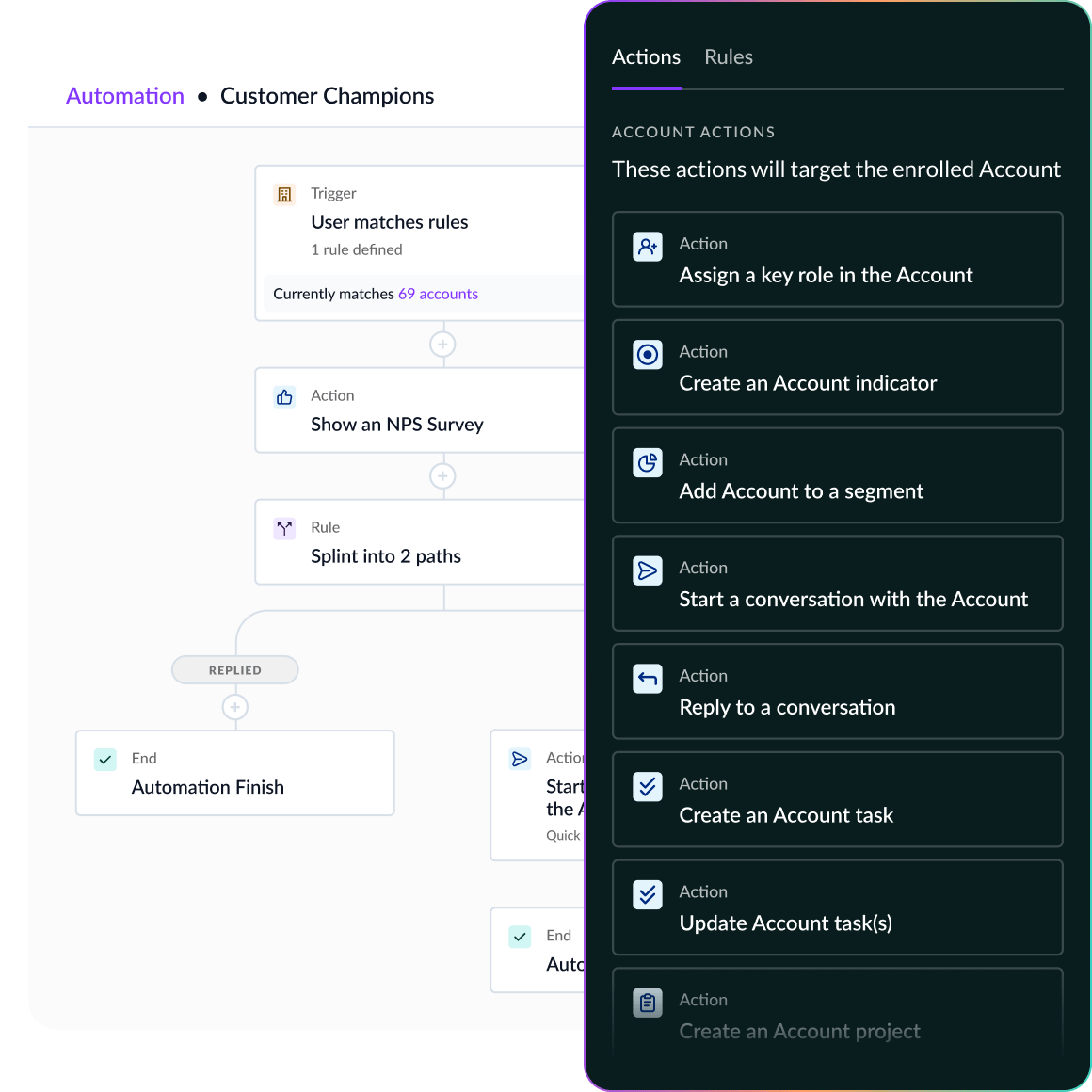 Trigger Actions from Any Signal