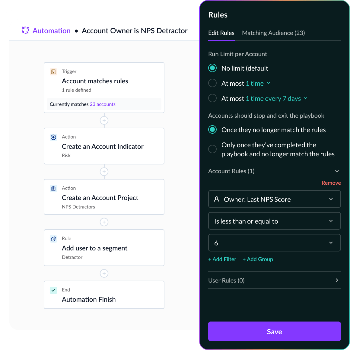 Trigger Action from Health Changes