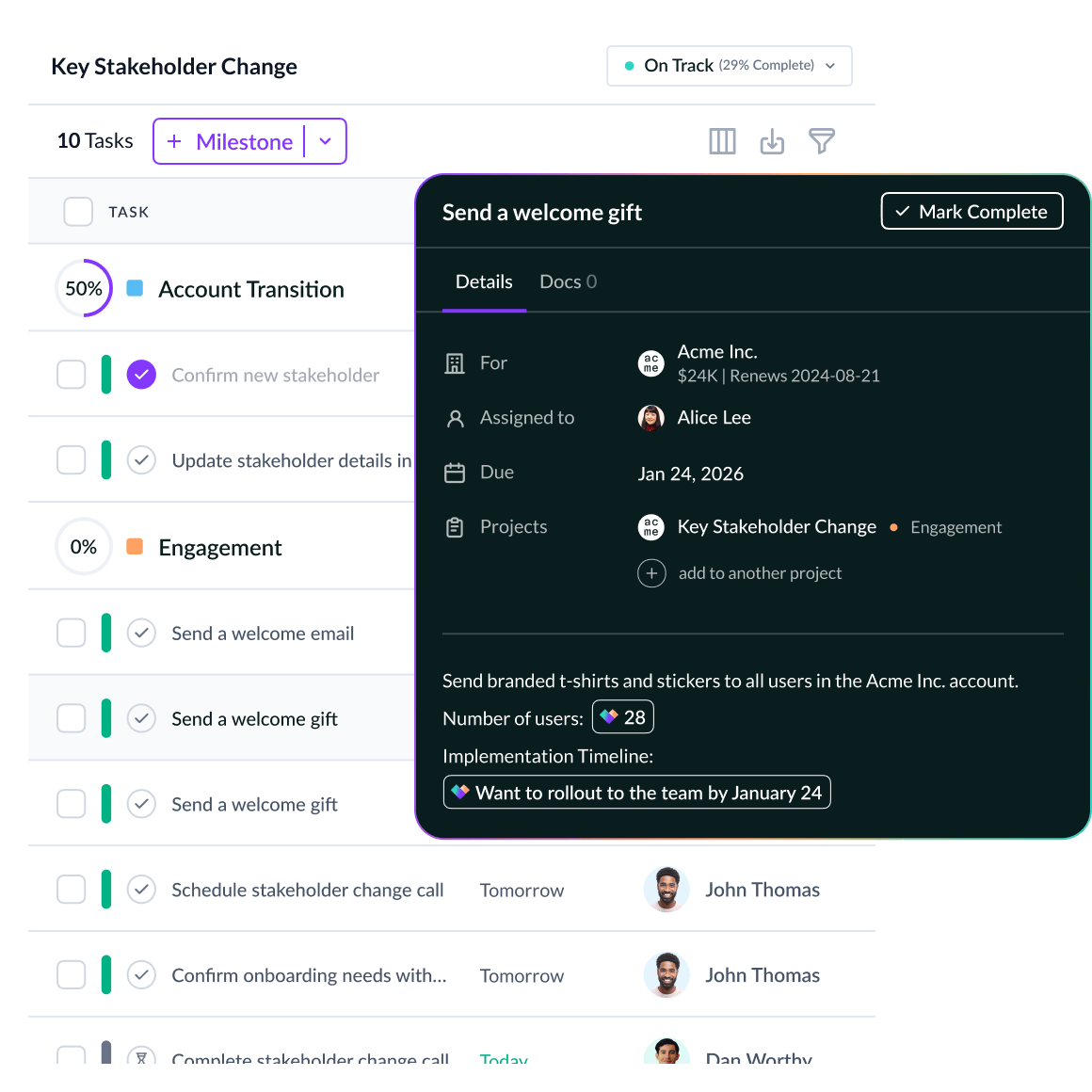 Manage Across the Customer Lifecycle