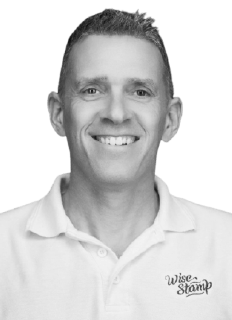 Headshot of Asaf Gordo VP of CS and Support at WiseStamp