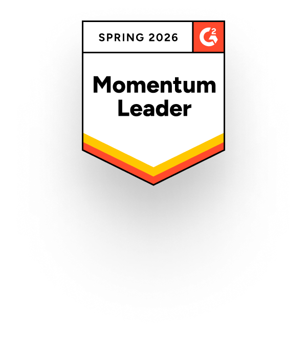 G2 Customer Success Momentum Leader Badge for Spring 2026