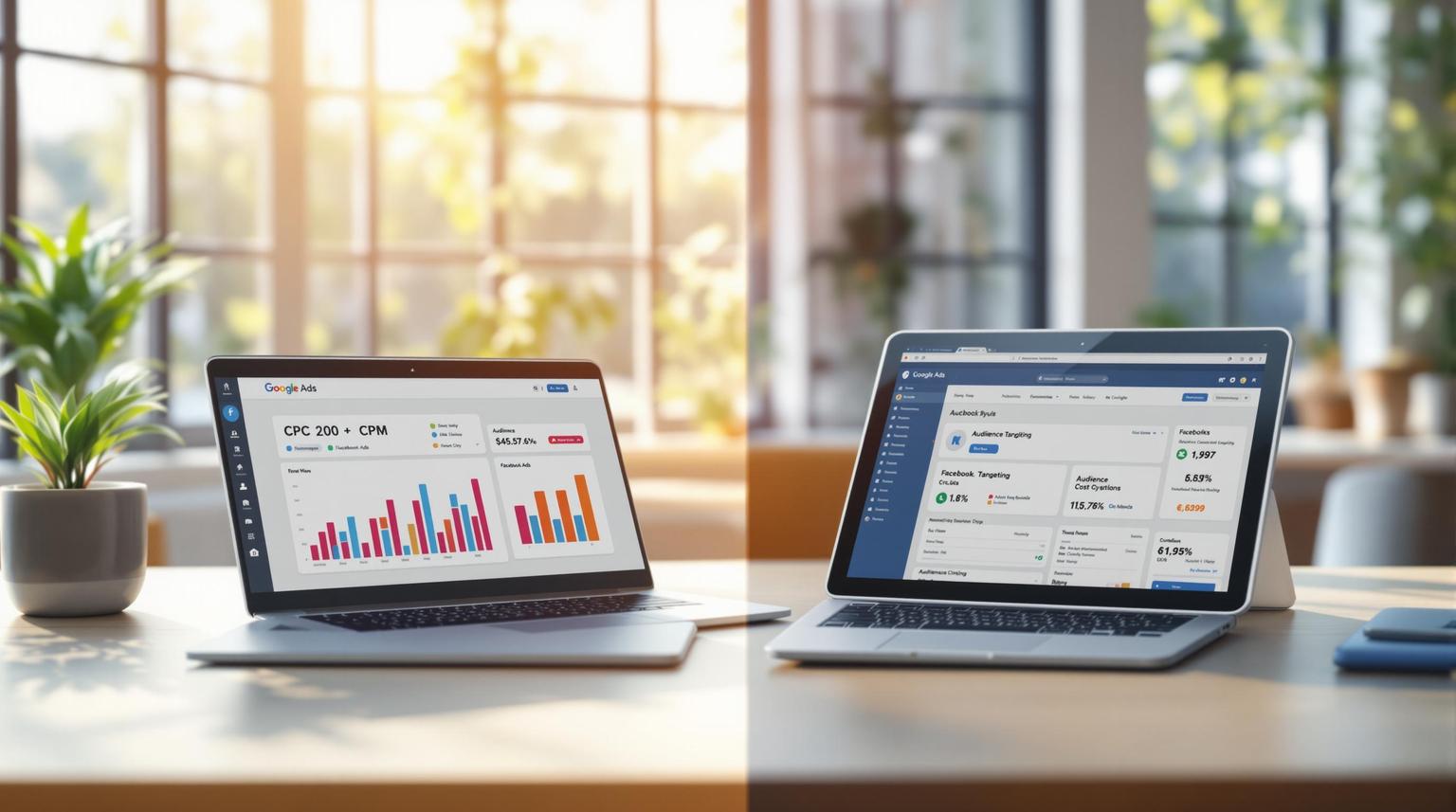 Google Ads vs Facebook Ads: Cost Efficiency Comparison 2025