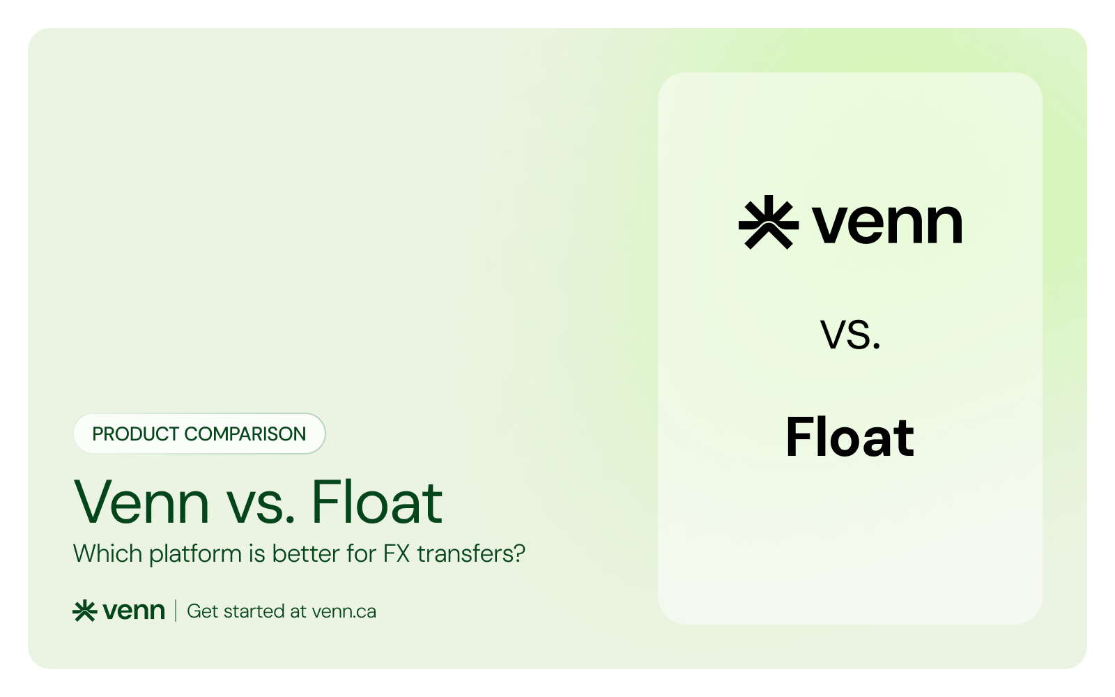 Venn vs Float for FX Transfers