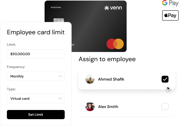 Unlimited physical and virtual cards