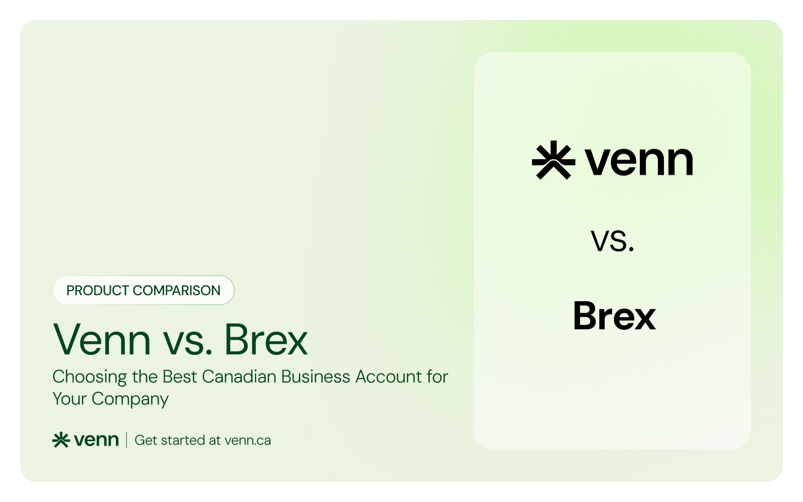 A comparison between Brex and alternatives in Canada.
