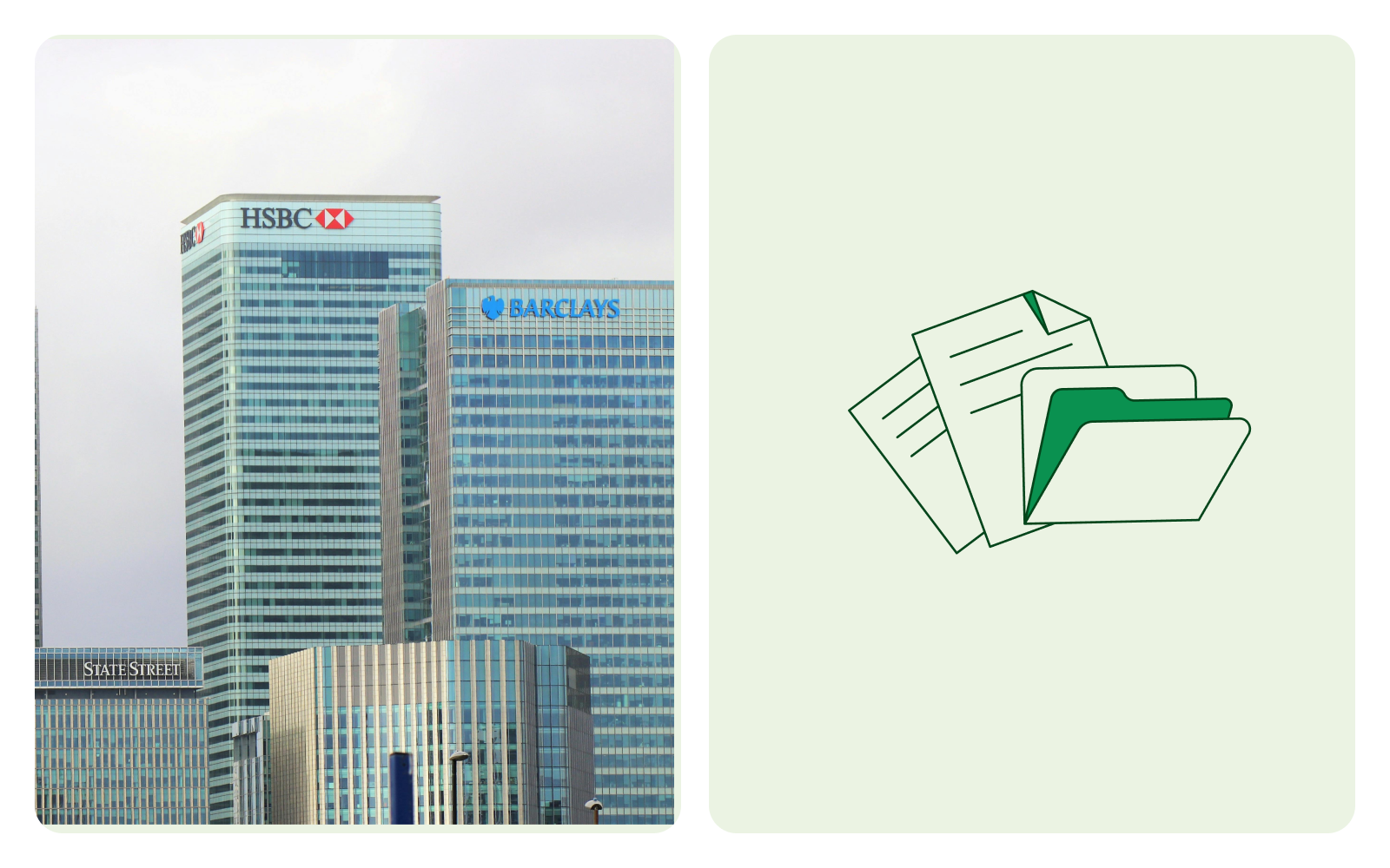 Banks on the skyline