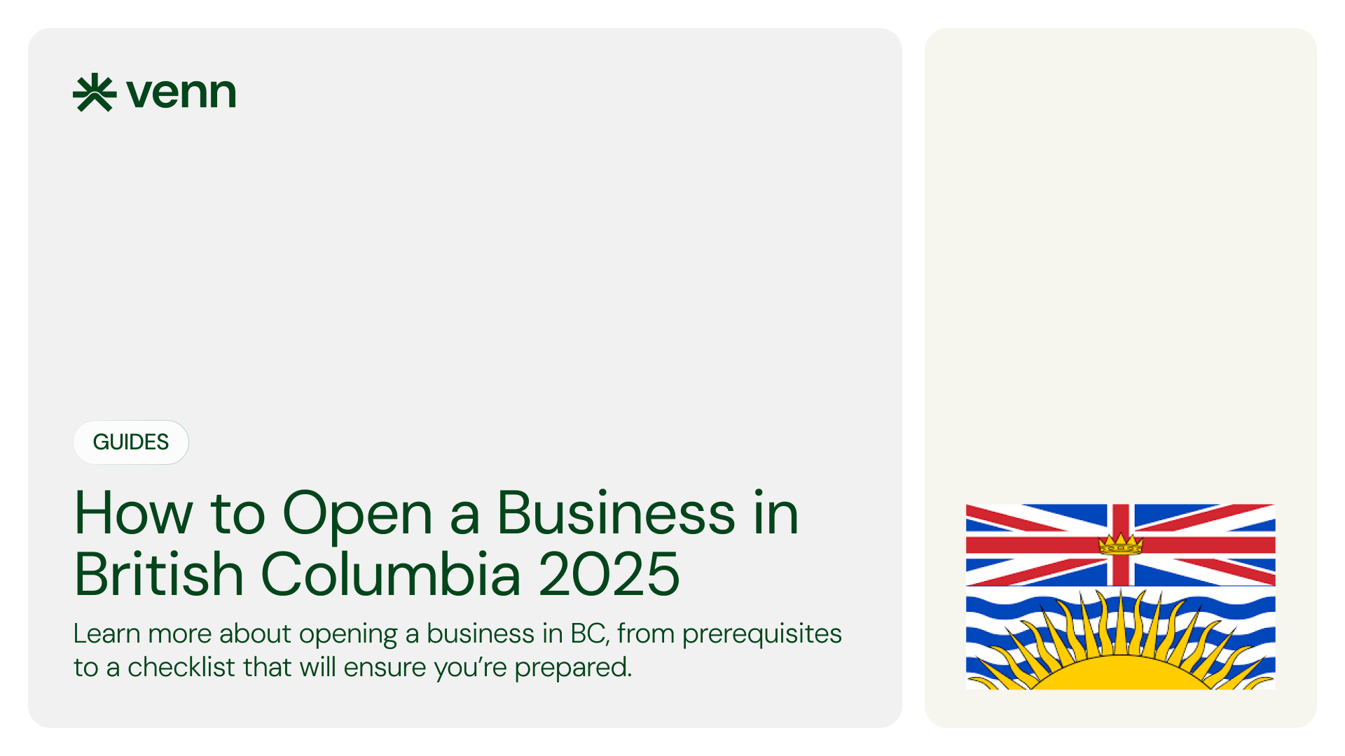 How to Start a Business in BC: Step-by-Step Guide for 2025