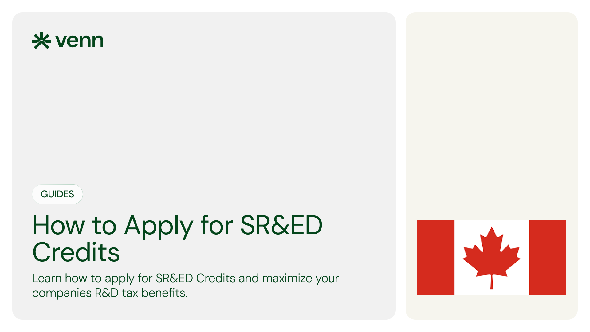 How to apply for SR&ED in Canada.