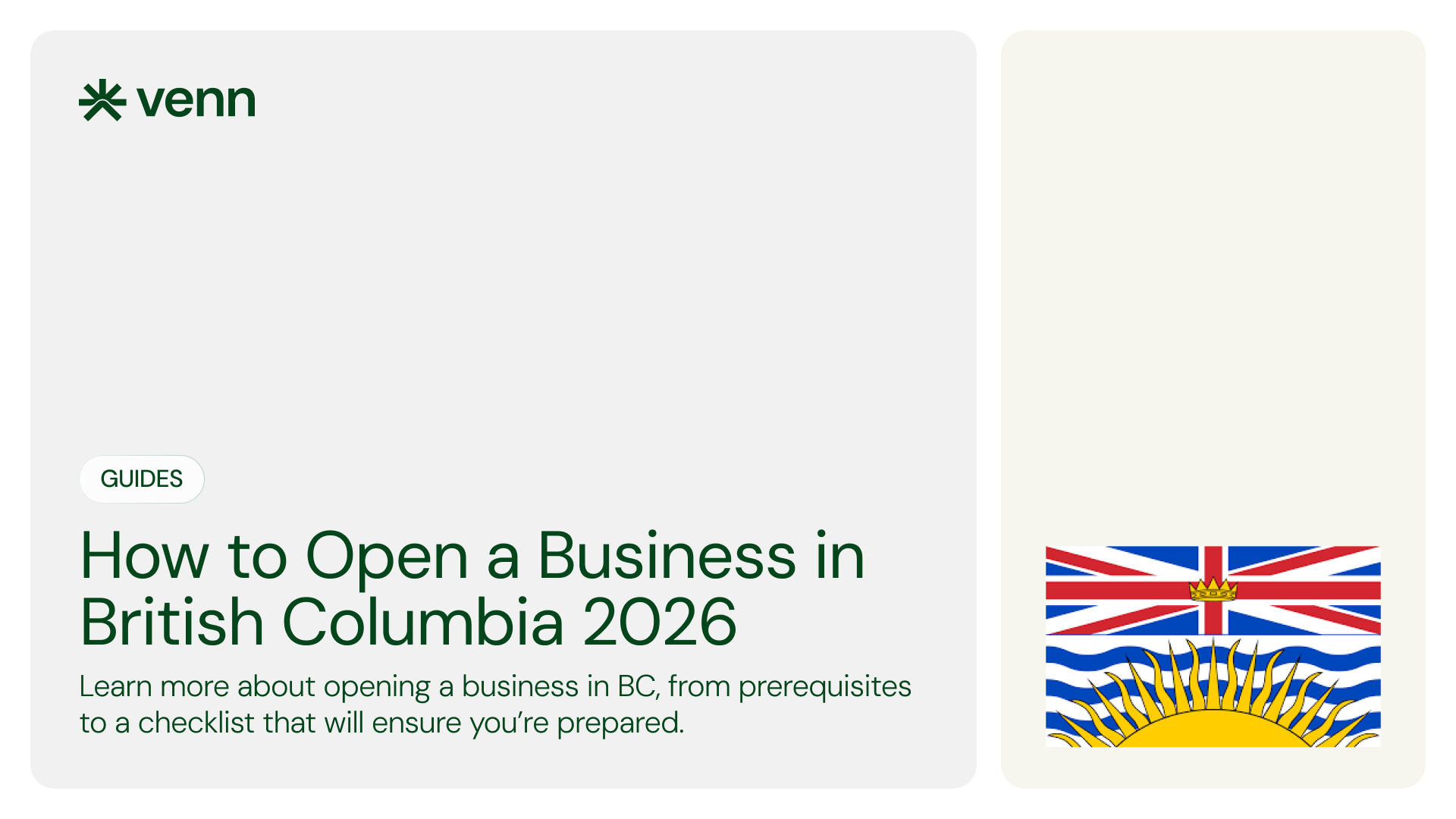 How to Start a Business in BC: Step-by-Step Guide for 2026