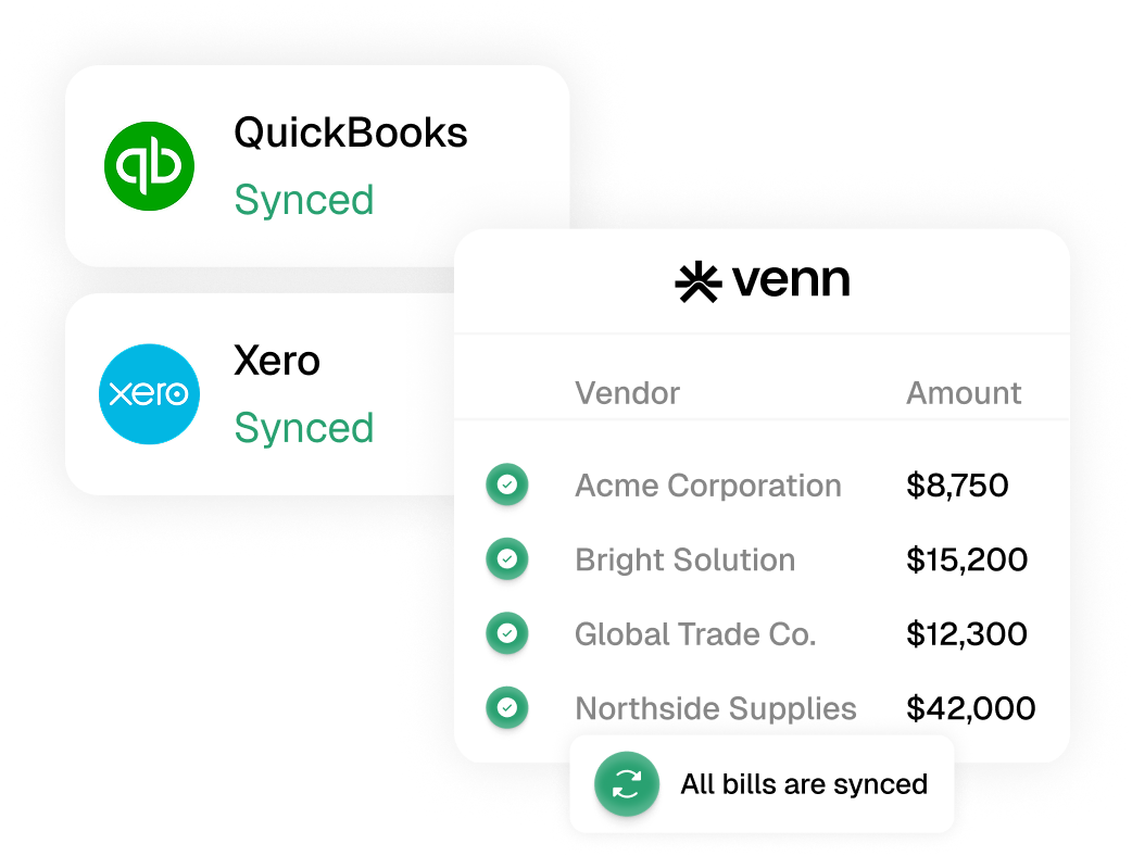 Seamless accounting sync