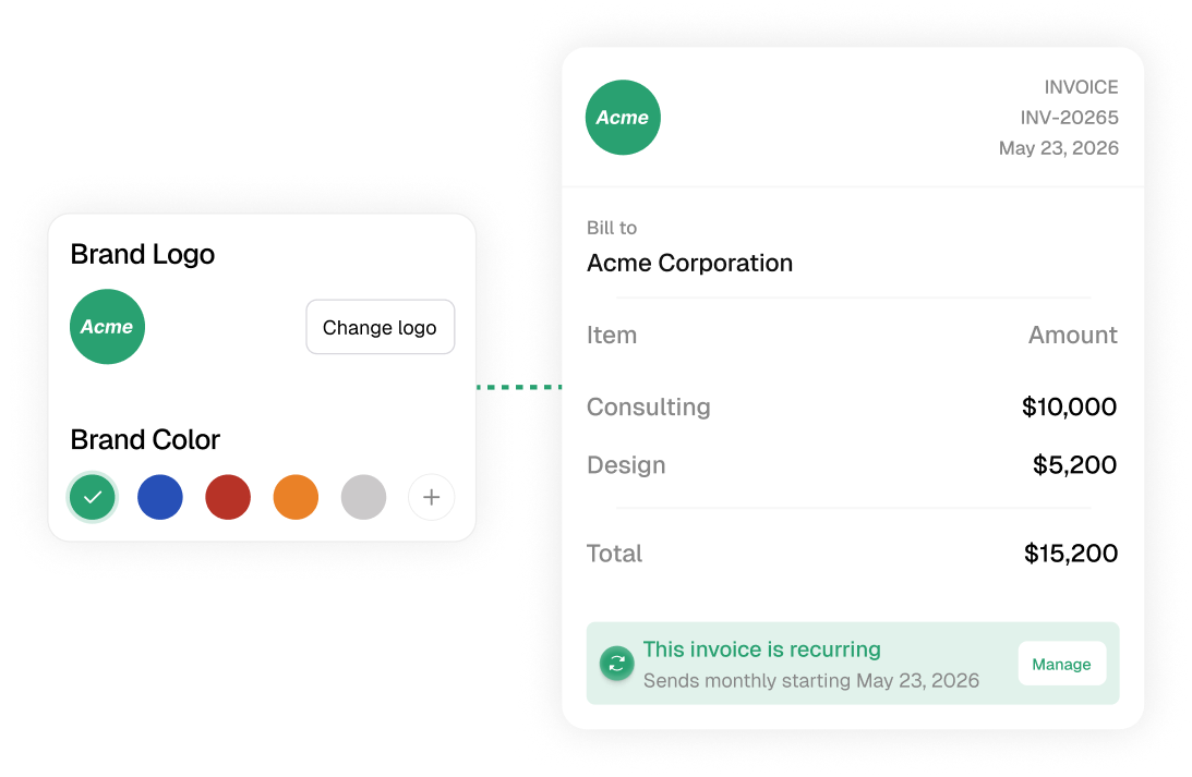 Simple, Professional Invoice Creation
