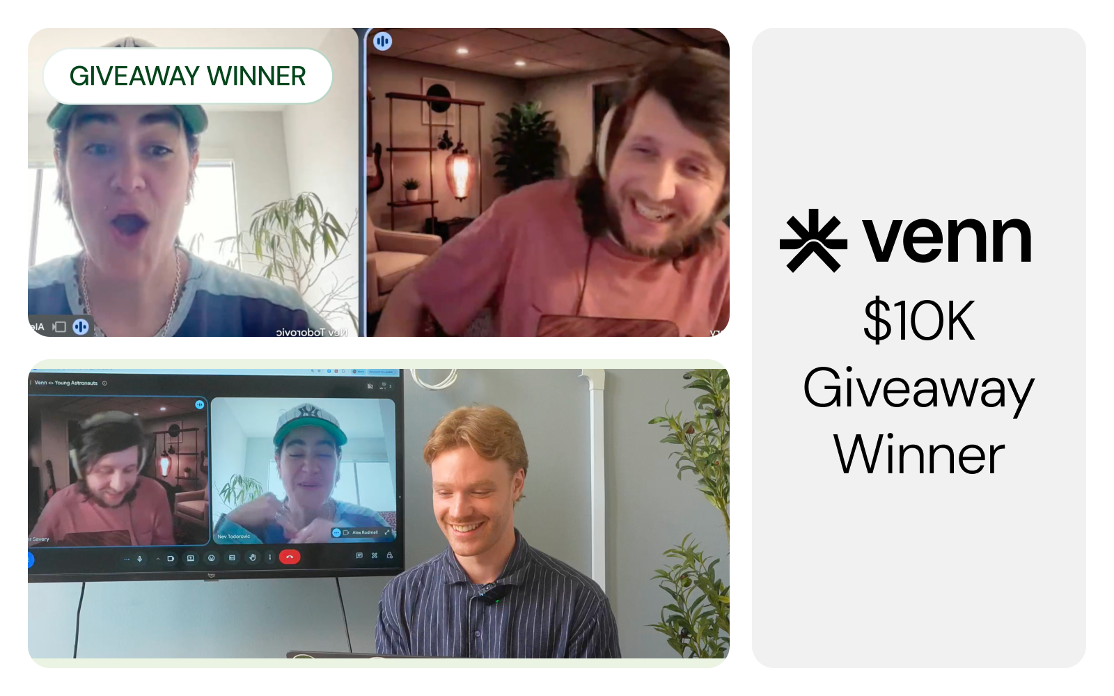Venn $10K Giveaway Winner
