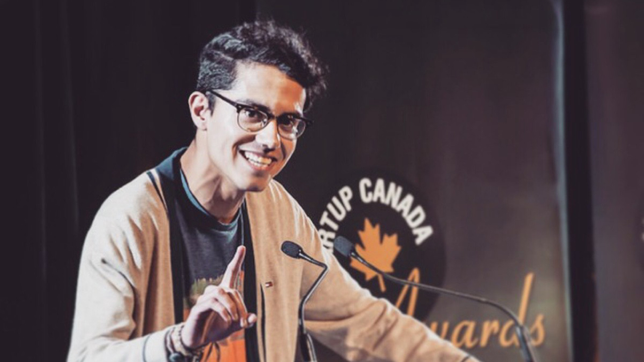 Team facing the camera happily