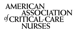 Text logo of the American Association of Critical-Care Nurses.