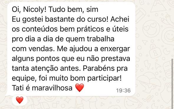 Treinamento para vendedores de pet shop - Depoimento