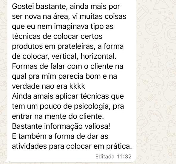 Treinamento para vendedores de pet shop - Depoimento