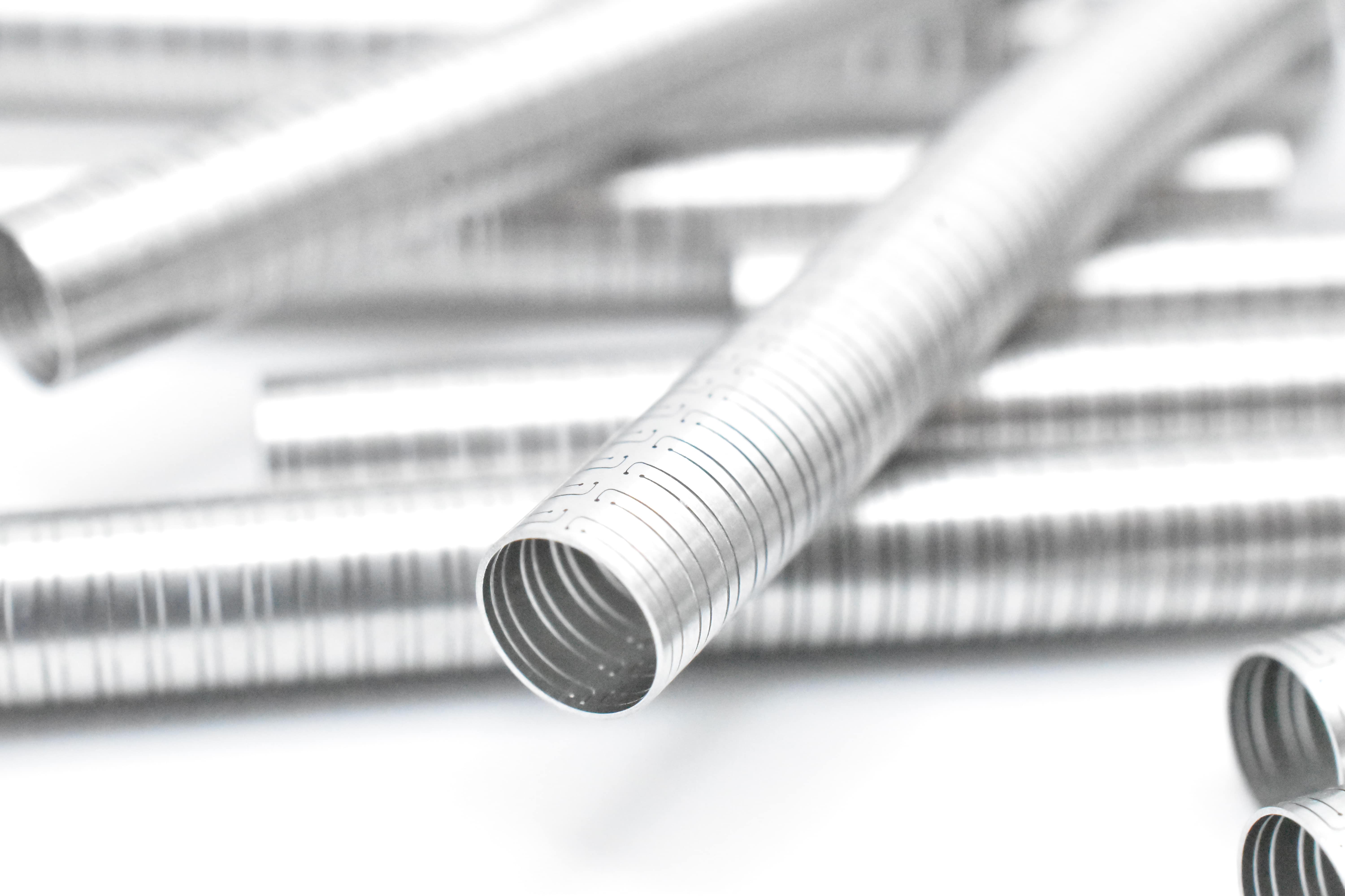 Laser Cut Hypotubes for a Steerable Catheter made by Symmetry Laser.