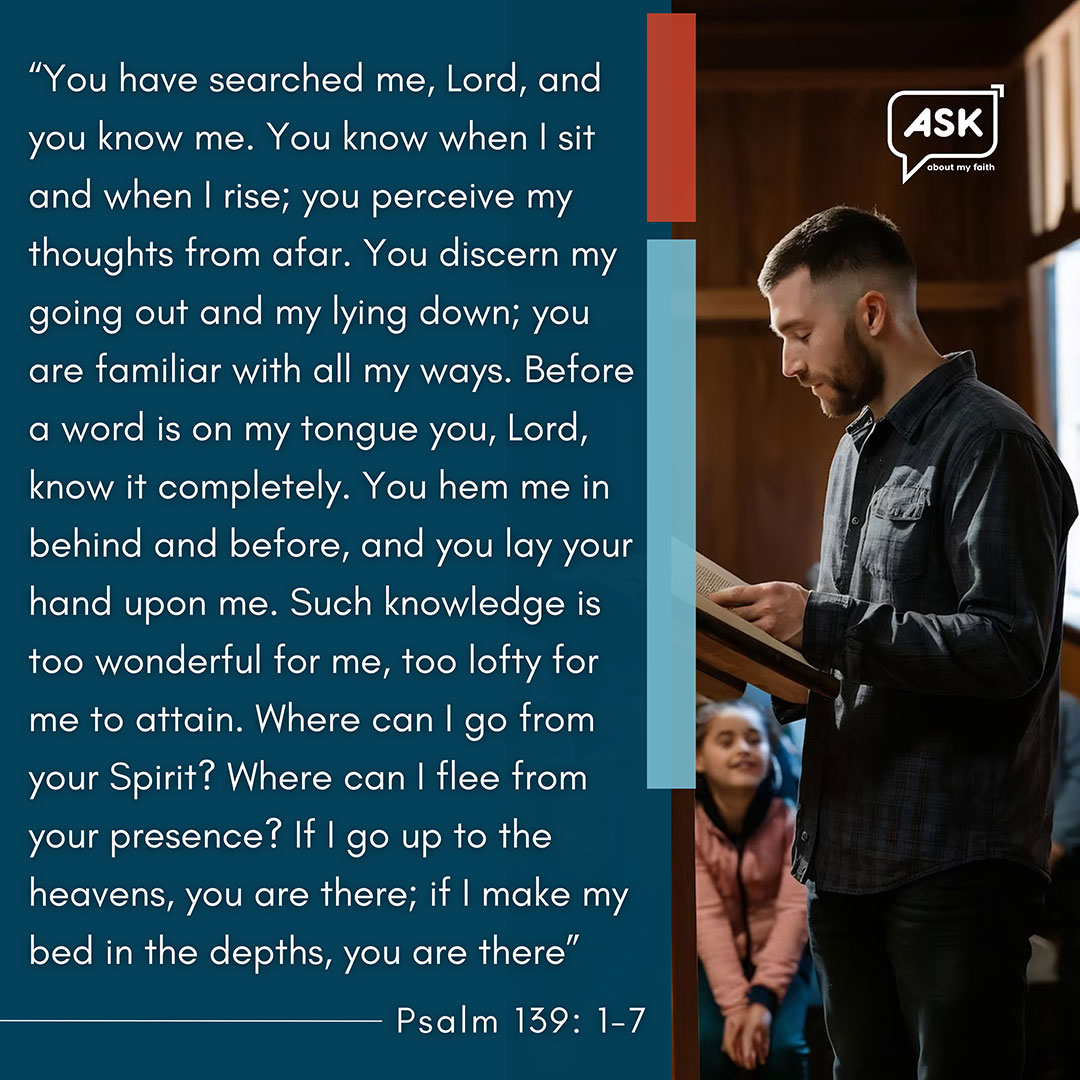 Bible Verse: Psalm 139: 1-7