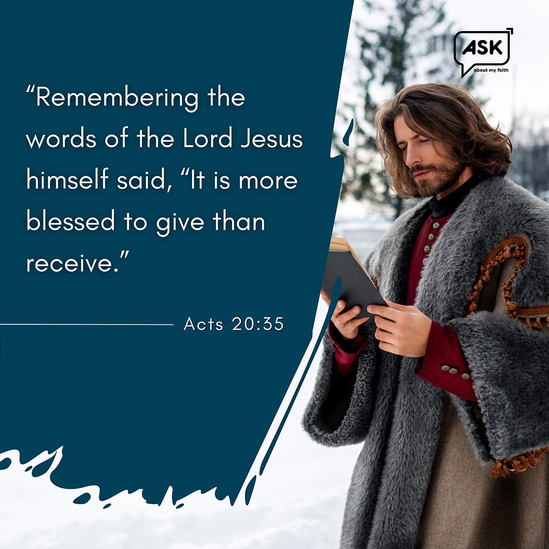Bible Verse: Acts 20:35