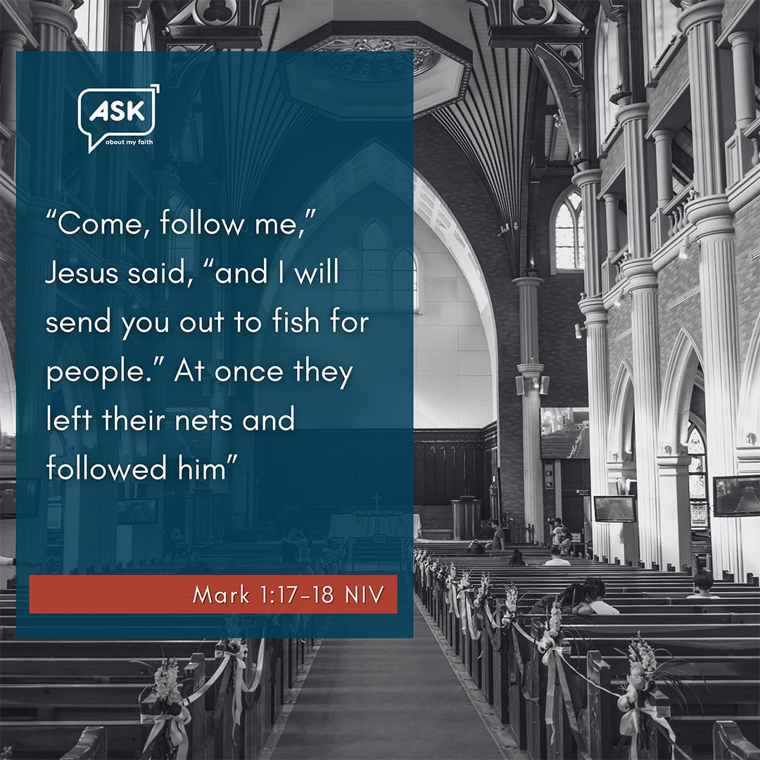 Mark 1:17-18 NIV