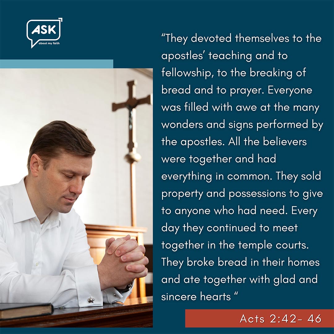 Bible Verse: Acts 2:42- 46