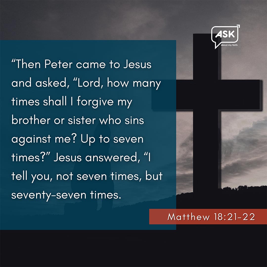 Bible Verse: Matthew 18:21-22