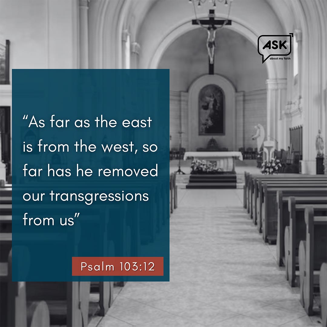 Bible Verse: Psalm 103:12