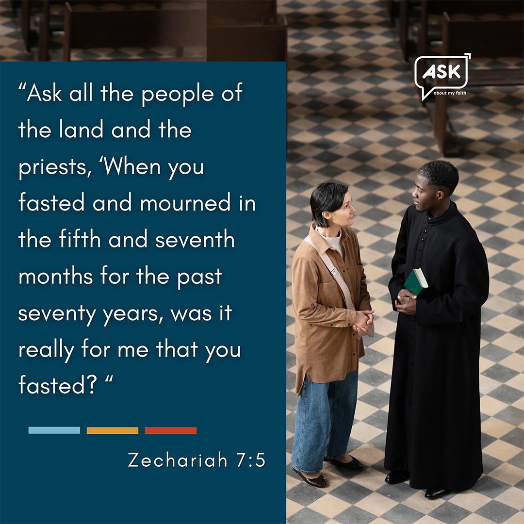 Bible Verse: Zechariah 7:5