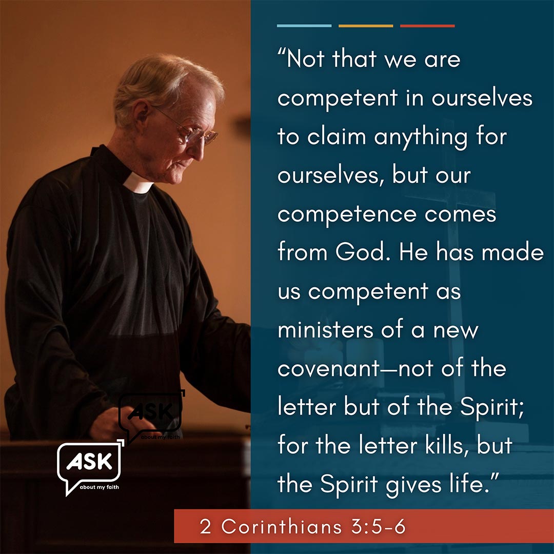 Bible Verse: 2 Corinthians 3:5-6