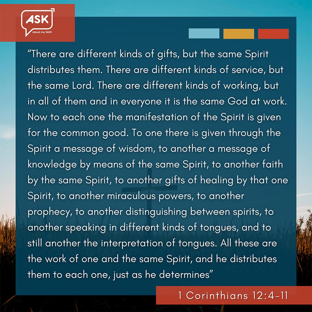 Bible Verse: 1 Corinthians 12:4-11