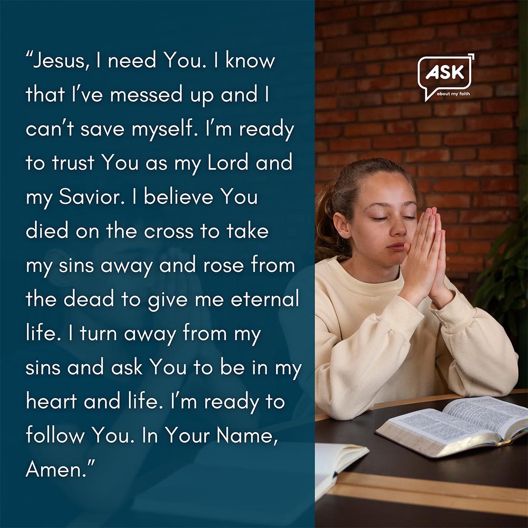 Bible Verse: Salvation Prayer